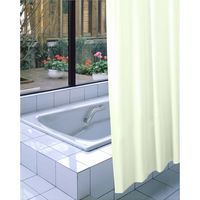 明和グラビア 防炎バスカーテン NVS-400 130cm×178cm ライトグリーン meiwa 1セット（5枚入）（直送品）