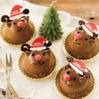 クリスマスケーキピック-サンタ帽子 XMS-PC7 1セット（500枚：100枚×5パック）（直送品）