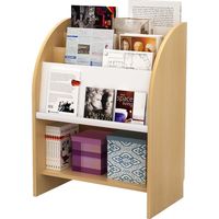 バリュテック・インターナショナル PLシリーズ マガジンラック60 幅600×奥行345×高さ800mm ナチュラル PLN-11 1台（直送品）