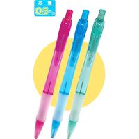 レモン クリア軸 ノック式シャープペン（3本入） 887094×10SET 1箱（10パック入）（直送品）