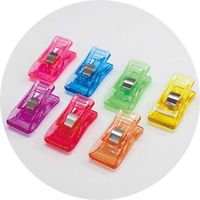 レモン カラープラクリップ M 7色入 887090×10SET 1箱(10個入)