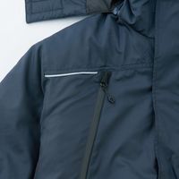 【ワークウェア・作業用つなぎ】マルキ ウィンターメカニックスーツ ネイビー LL RO-2310-40 丸鬼商店 1着（直送品）