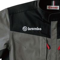 【ワークウェア・作業用つなぎ】マルキ Brembo 長袖メカニックスーツ 3L BR-5400 丸鬼商店 1着（直送品）