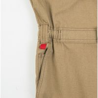 【ワークウェア・作業用つなぎ】マルキ T/C 杢（もく）調ツナギ服 キャメル L RO-950-56 丸鬼商店 1着（直送品）