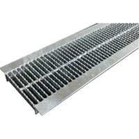 法山本店 細目ノンスリップ型U字溝用グレーチング（適用溝幅240mm）適用荷重：乗用車 HUPX-240-19（直送品）