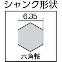 トップ工業 六角シャンク鉄工ロングドリル　3．5ｍｍ ETD3.5L 1本