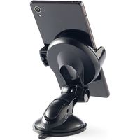 サンワダイレクト 車載ホルダー（iPhone XS/XS Max・Androidスマートフォン対応・ダッシュボード取付・ゲル吸盤） 1個（直送品）