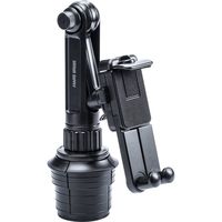 サンワダイレクト タブレット・スマートフォンホルダー(ドリンクホルダー・カップホルダー・角度調整・車載ホルダー・タブレット・スマートフォン)（直送品）