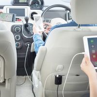 サンワダイレクト 後部座席対応カーチャージャー 200-CAR064 1個（直送品）