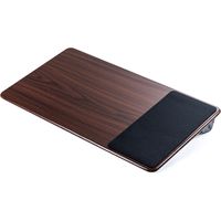 サンワダイレクト 膝上デスク（ノートパソコン・木目・クッション・テーブル） 200-HUS007 1個（直送品）