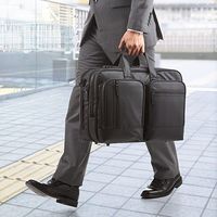 サンワダイレクト 【大容量】3WAYビジネスバッグ（耐水・通勤＆出張対応2～3泊） 200-BAG065WP 1個（直送品）