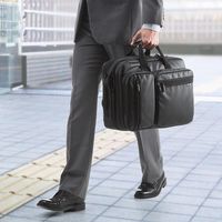 サンワダイレクト 【コスパNo.1】3WAYビジネスバッグ（耐水・通勤＆出張対応1～2泊） 200-BAG048WP 1個（直送品）