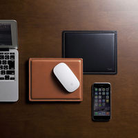 サンワダイレクト 姫路レザーマウスパッド（日本製・おしゃれ・ブラウン） 200-MPD017BR 1個（直送品）