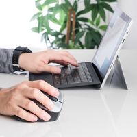 サンワダイレクト ワイヤレスマウス(Bluetooth・エルゴノミクス形状・DPI切替・ブルーLED光学式) 400-MA102 1個（直送品）