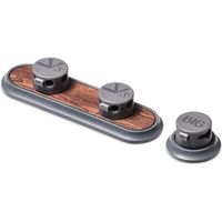 サンワダイレクト マグネットケーブルホルダー(3個入り・マグネットベース・両面テープ貼り付け・ケーブル落下防止・フラットケーブル)（直送品）