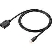 サンワダイレクト Mini DisplayPort-DisplayPort変換アダプタケーブル 500-KC029-1 1本（直送品）