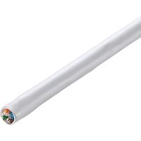 サンワダイレクト LANケーブル（自作用・100m・カテゴリ5e・単線・UTP・ホワイト） 500-LAN5-CB100W 1個（直送品）