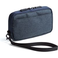 サンワダイレクト ガジェットポーチ（モバイルバッテリー・Wi-Fiルーター・iPhone・ケーブル収納・Sサイズ・ネイビー） 1個（直送品）