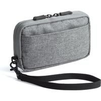 サンワダイレクト ガジェットポーチ（モバイルバッテリー・Wi-Fiルーター・iPhone・ケーブル収納・Sサイズ・グレー） 1個（直送品）