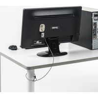 サンワダイレクト iPad・タブレットセキュリティワイヤー取り付け部品（両面テープ・ネジ止め・大型） 200-SL055 1個（直送品）