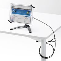 サンワダイレクト iPad・タブレットセキュリティスタンド（7.9～13インチ対応・角度調整・セキュリティスタンド・壁掛け） 200-SL062 1個（直送品）