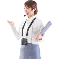 拡声器　メガホン　スピーカーマイク　ポータブル型　ハンズフリー　400-SP065　サンワサプライ　1個（直送品）