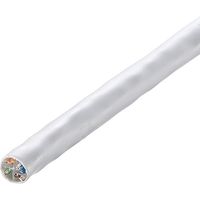 サンワダイレクト LANケーブル（自作用・300m・カテゴリ6・単線・UTP・ホワイト） 500-LAN6-CB300W 1個（直送品）