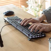 有線キーボード　メカニカル　フルサイズ　ブラック　400-SKB056R　サンワサプライ　１個（直送品）