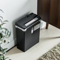 サンワダイレクト 電動シュレッダー（家庭用・オフィス用・マイクロカット・3枚細断・連続2分使用・カード対応） 400-PSD039 1個（直送品）
