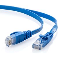 サンワダイレクト Cat6 フラットLANケーブル 5m （カテゴリー6・より線・ストレート・ブルー） 500-LAN6FL05BL 1本（直送品）