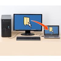 サンワダイレクト USBリンクケーブル（パソコン・データ移行・ドラッグ&ドロップ・windows専用） 500-USB034 1個（直送品）