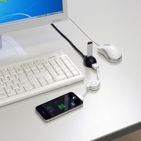 サンワダイレクト USB3.0延長ケーブル（1.8m・充電専用ポート付・テザー撮影） 500-USB018 1個（直送品）