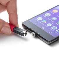 サンワダイレクト マグネット着脱式マイクロUSB充電専用アダプター（スマートフォン・マグネットアダプタ・USB充電・2A対応・ブラック） 1本（直送品）