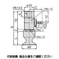日本ピスコ 真空パッド VPMB6LNー4B 1セット(3個)（直送品）