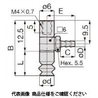 日本ピスコ 真空パッド VPMB8BSー4B 1セット(3個)（直送品）