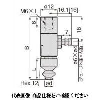 日本ピスコ 真空パッド VPB10LBEPー6B 1セット(3個)（直送品）