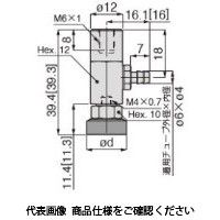 日本ピスコ 真空パッド VPB10FNー6B 1セット(3個)（直送品）