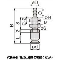 日本ピスコ 真空パッド VPMA8RSEー3B 1セット(3個)（直送品）