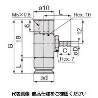日本ピスコ 真空パッド VPMB10KNEー4B 1セット(3個)（直送品）