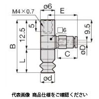 日本ピスコ 真空パッド VPMB8BEPー3J 1セット(3個)（直送品）