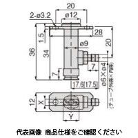 日本ピスコ 真空パッド VPBE5x10ENー6B 1セット(5個)（直送品）