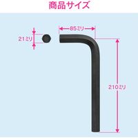 カクダイ ガオナ 六角スパナ 呼25 （六角レンチ 対辺21ミリ） GA-KH010（直送品）