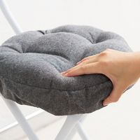 永井興産 丸椅子座面クッションカバー 幅300×奥行300×高さ60mm グレー NK-C11GR 1個（直送品）