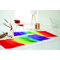 モリヨシ CHOUETTE ラグマット Auve オーヴ1926 2000×2000mm マルチカラ-ライン MPRH1926 1枚（直送品）