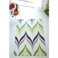 モリヨシ CHOUETTE ラグマット Corca コルカ1938 1400×2000mm グリーン MPRW1938 1枚（直送品）