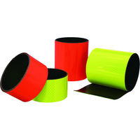 日東エルマテリアル プリズム反射マグネットシート 100mm×1m 蛍光レモン PHS-MAGNET100LY 1セット(1巻×3)