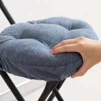 永井興産 丸椅子座面クッションカバー 幅300×奥行300×高さ60mm ブルー NK-C11BL-2 1セット（2個入）（直送品）