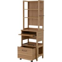 佐藤産業 LAFIKA（ラフィカ） レンジラック ハイタイプ 幅600×奥行400×高さ1800mm ナチュラル LF180-60LC NA 1台（直送品）