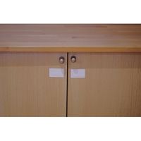 未来工業 ネームプレート(シールタイプ) 2.7×4.5cm F-KFC-S2235 1袋 938501