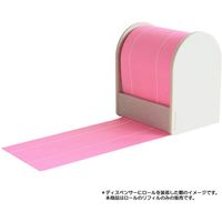 プリントインフォームジャパン ロルフアルファ リフィル ミシン目入り 50mm×10m ピンク 1180-0062-083 1セット（5個）（直送品）